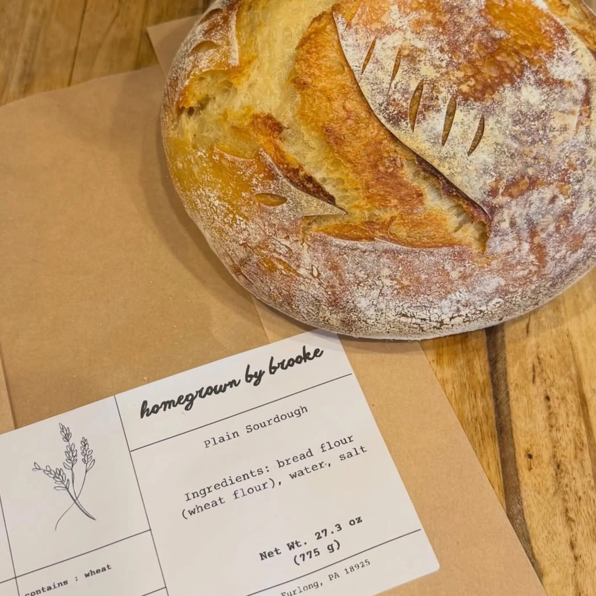 Plain Sourdough | Bucks County Artisan Bread